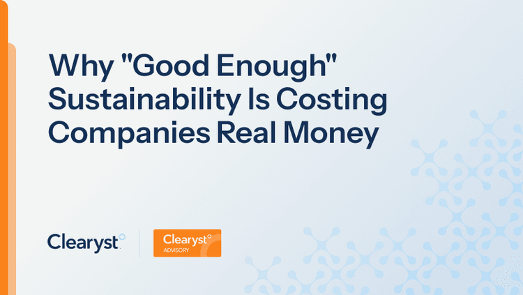 Corporate Sustainability ROI: Why It's Now a Business Imperative | Clearyst